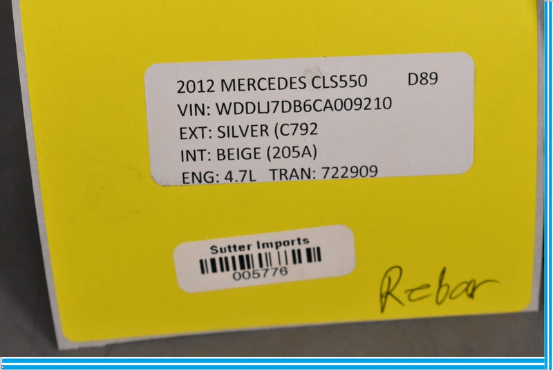 Load image into Gallery viewer, 12-18 Mercedes CLS550 E350 Front Left Bumper Bracket Shock Absorber Oem