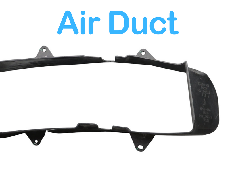 Load image into Gallery viewer, 14-22 Maserati Quattroporte Front Bumper Radiator Air Duct Black 670007332 Oem