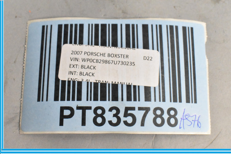 Load image into Gallery viewer, 97-12 Porsche Boxster Cayman 986 987 Door Plug Shell Cover 99970354240 Oem