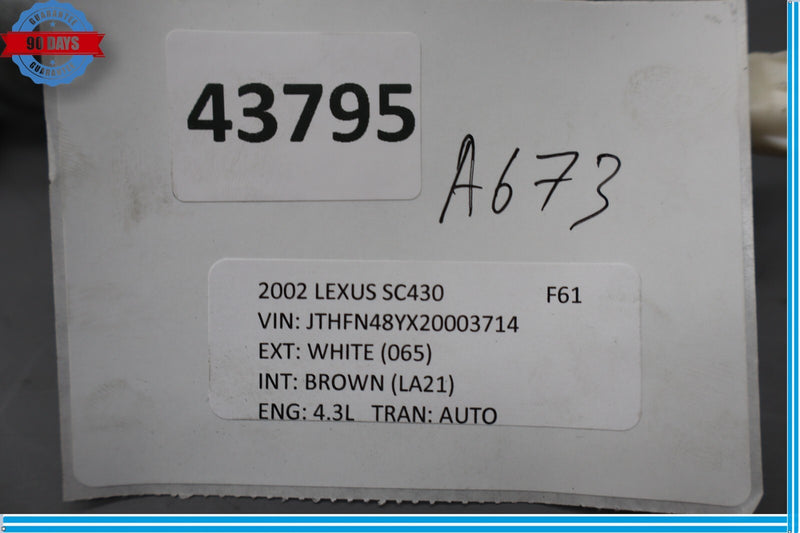 Load image into Gallery viewer, 02-10 Lexus SC430 Convertible Top Tonneau Package Tray Trim Link Motor Oem