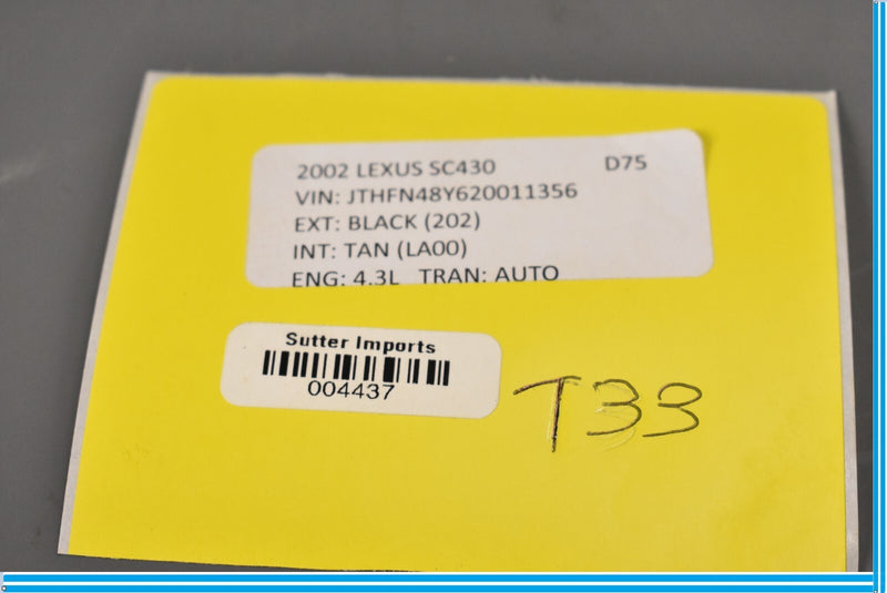 Load image into Gallery viewer, 02-05 Lexus SC430 Front Left Driver Side Door Step Scuff Plate Trim Oem