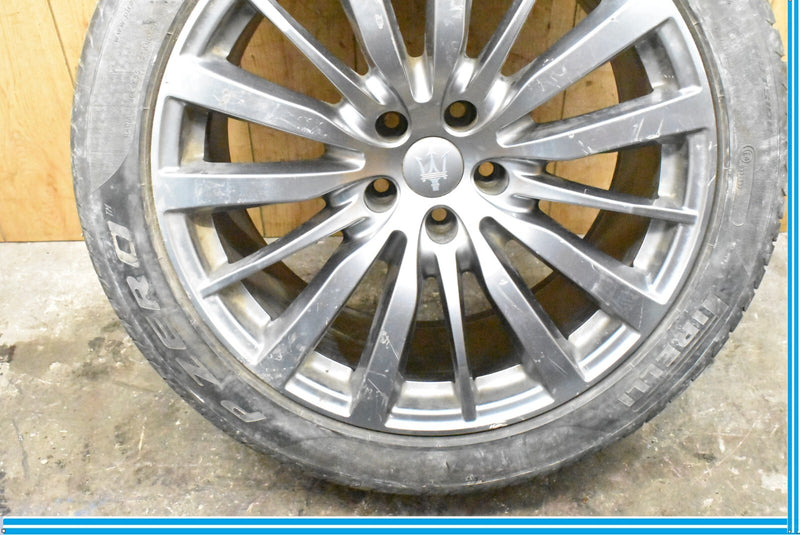 Load image into Gallery viewer, 14-20 Maserati Ghibli 10JX19H2 19" Rear Light Alloy Speedline Rim Wheel Tire Oem