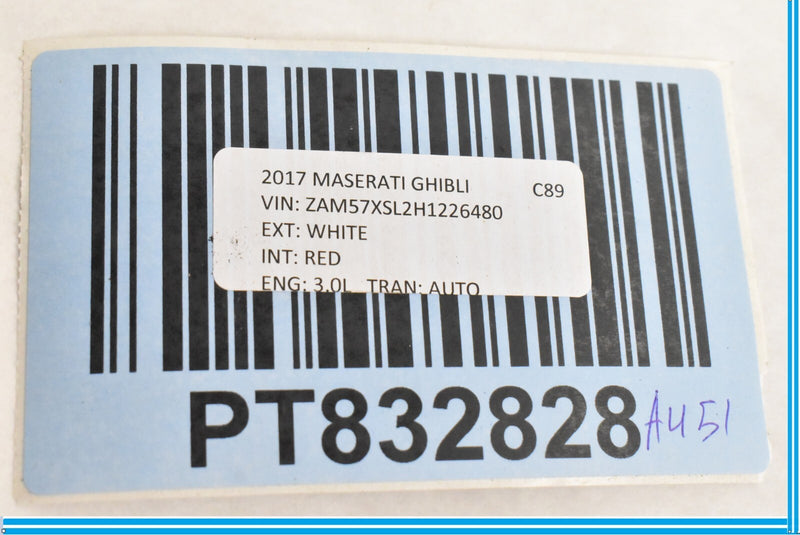 Load image into Gallery viewer, 14-17 Maserati Ghibli Rear Left Side Door Molding Moulding Trim Panel Cover OEM