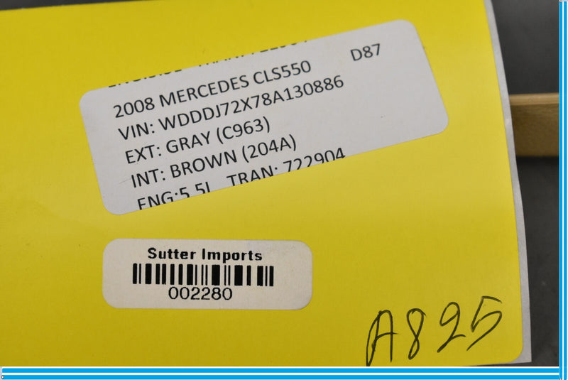 Load image into Gallery viewer, 06-09 Mercedes CLS550 W219 Front Right Passenger Seat Lower Trim Oem