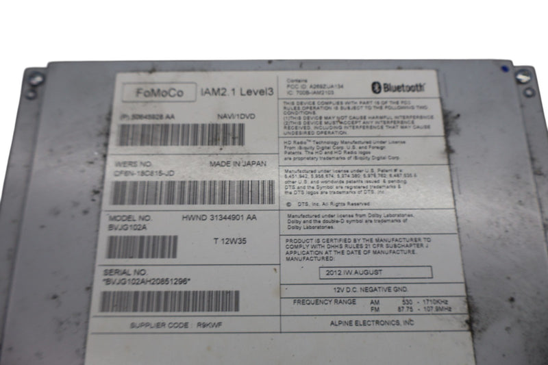 Load image into Gallery viewer, 10-15 Jaguar X351 XJ XJL Front Dashboard AM FM CD Radio Player Receiver Oem