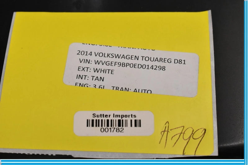 Load image into Gallery viewer, 11-15 Volkswagen VW Touareg Rear Console Lower Storage Bin Insert Tray Oem