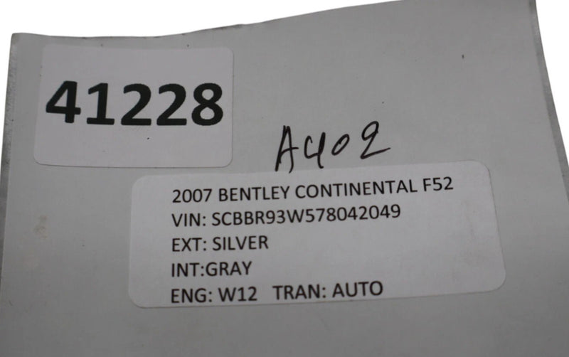 Load image into Gallery viewer, 03-18 Bentley Continental Front Left Side Sun Visor Shade Sunvisor 3W0857551 Oem