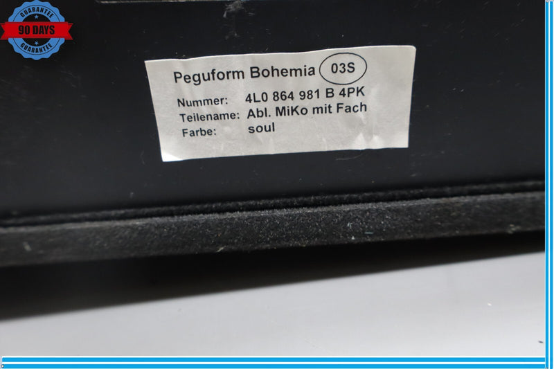 Load image into Gallery viewer, 07-15 Audi Q7 4L Front Center Console Storage Compartment Tray 4L0864981B Oem