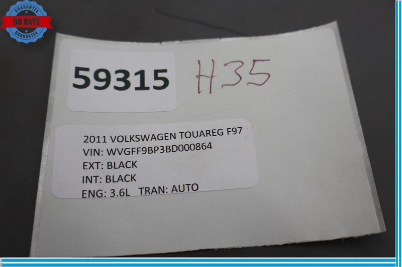 Load image into Gallery viewer, 11-18 Volkswagen Touareg Rear Right Or Left Headreat Head Rest Black Oem