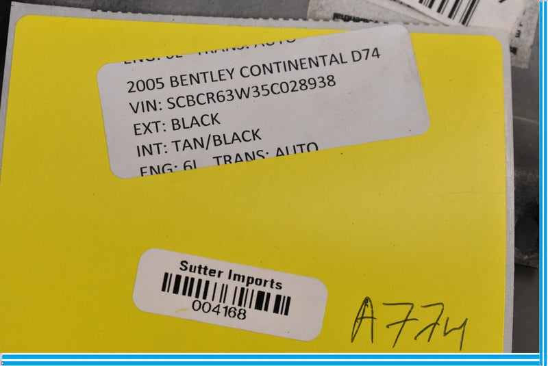 Load image into Gallery viewer, 2005 Bentley Continental Center Console Rear Air Vent Wood Trim Panel Oem