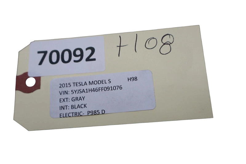 Load image into Gallery viewer, 12-20 Tesla Model S Rear Left Driver Side C Pillar Trim Cover 100745702C OEM