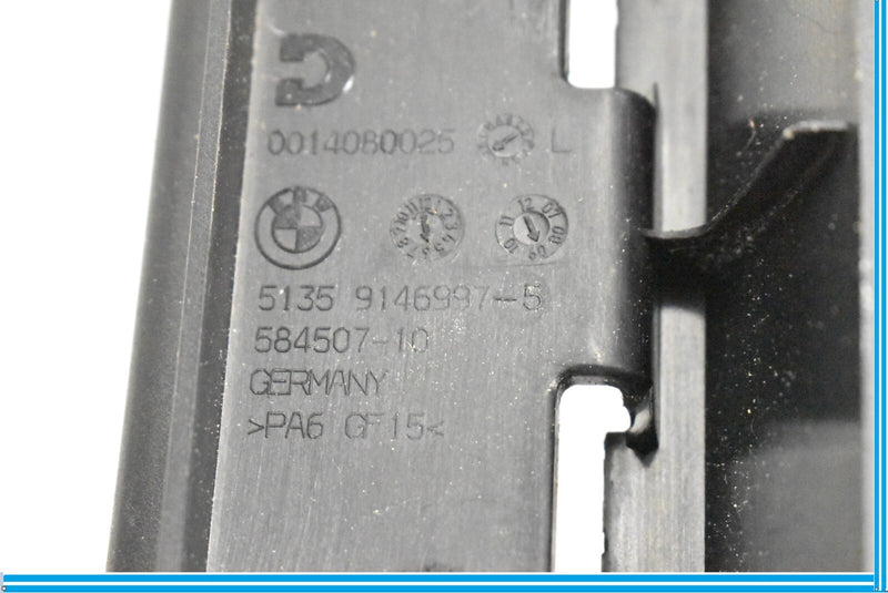 Load image into Gallery viewer, 09-15 BMW 750i 750Li F01 Rear Left Door Window Sun Shade Adaptor Plate Side Oem