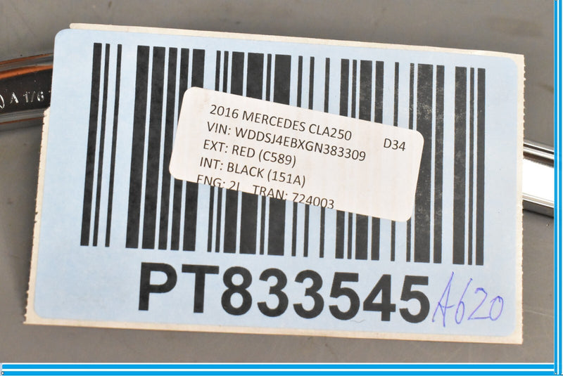 Load image into Gallery viewer, 2014-2018 MERCEDES CLA250 W117 REAR LEFT DRIVER SIDE DOOR MOLDING TRIM OEM