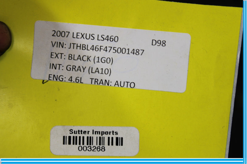 Load image into Gallery viewer, 07-12 Lexus LS460 Rear Right Passenger Side Exterior Door Panel Assembly Oem