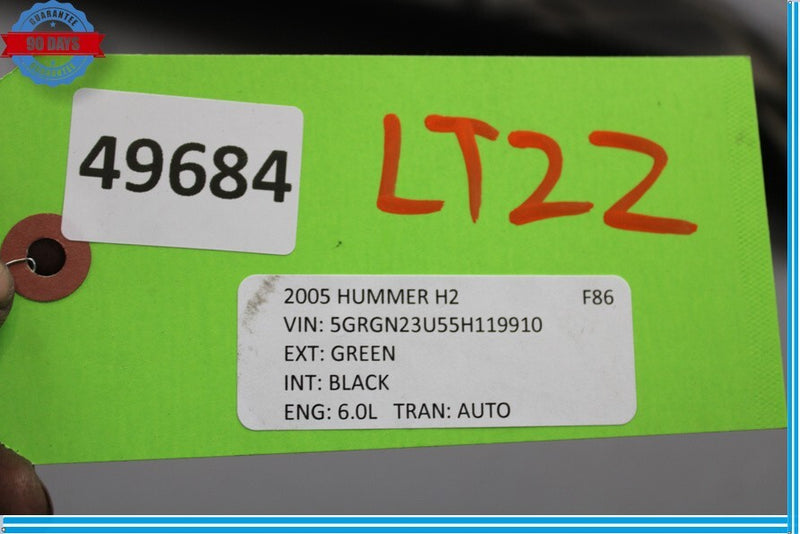 Load image into Gallery viewer, 2005 Hummer H2 Rear Roof Overhead Panel Header Headliner Trim Cover Oem