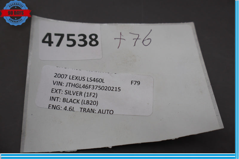 Load image into Gallery viewer, 07-12 Lexus LS460 LS460L Front Left Driver Side Door Sill Scuff Panel Trim Oem