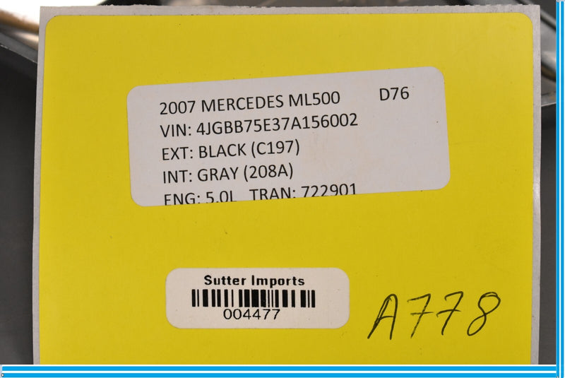 Load image into Gallery viewer, 06-12 Mercedes ML350 ML500 GL450 Front Left Driver Seat Control Switch Trim Oem