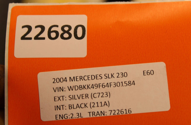 Load image into Gallery viewer, 01-04 Mercedes R170 SLK320 SLK230 Right Lower Seat Cover Cushion 1709101646 Oem