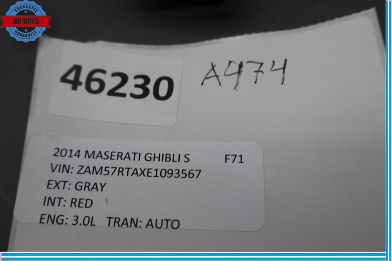 Load image into Gallery viewer, 14-17 Maserati Ghibli S Front Left Driver Side Seat Switch Control Black Oem