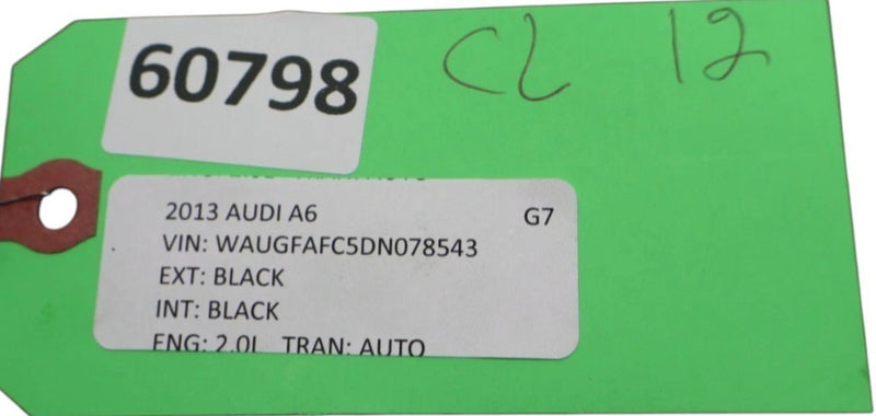 Load image into Gallery viewer, 12-18 Audi A6 Quattro Front Right Passenger Side Lower Seat Cushion Cover Oem