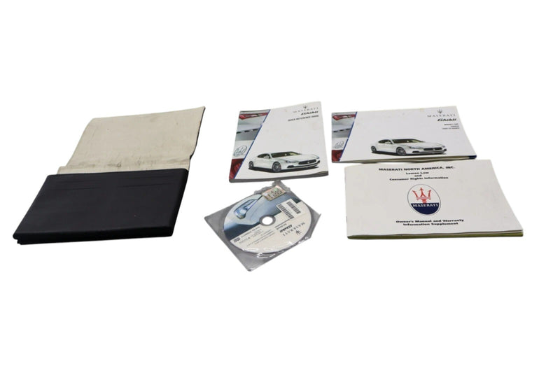 Load image into Gallery viewer, 2014 Maserati Ghibli User Owner Manual Guide Book W/ Case Cover OEM