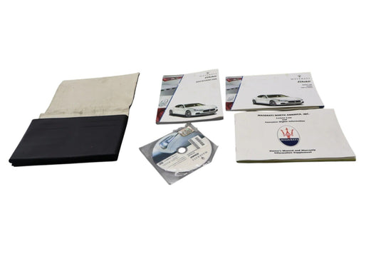 2014 Maserati Ghibli User Owner Manual Guide Book W/ Case Cover OEM