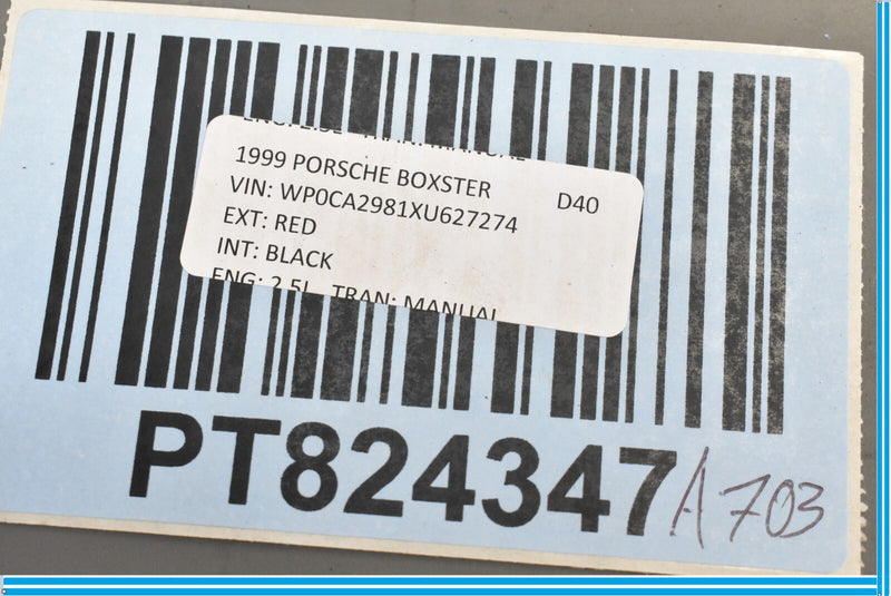 Load image into Gallery viewer, 97-04 Porsche Boxster Front Left Driver Side A-Pillar Trim Panel Cover Black Oem