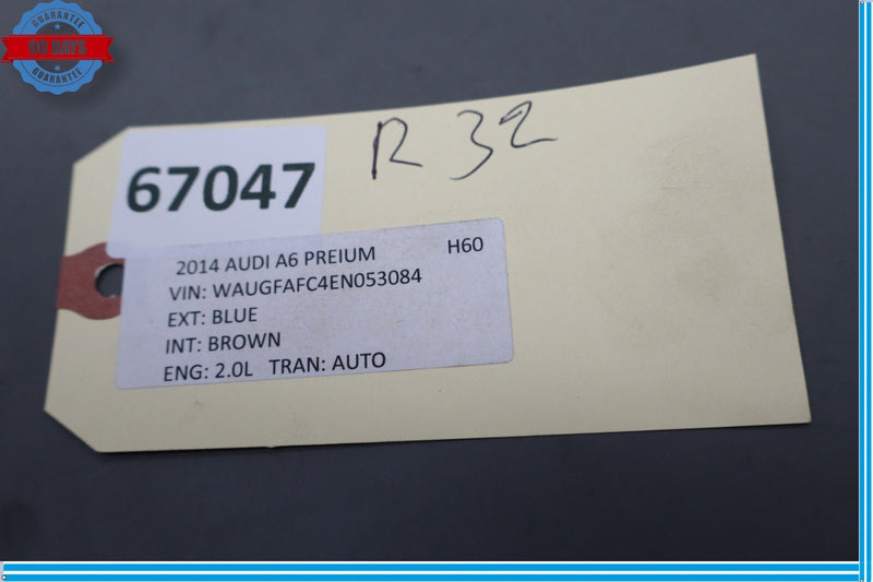 Load image into Gallery viewer, 08-18 Audi A6 Front Left Driver Side Seat Inner Trim Cover Panel Black Oem