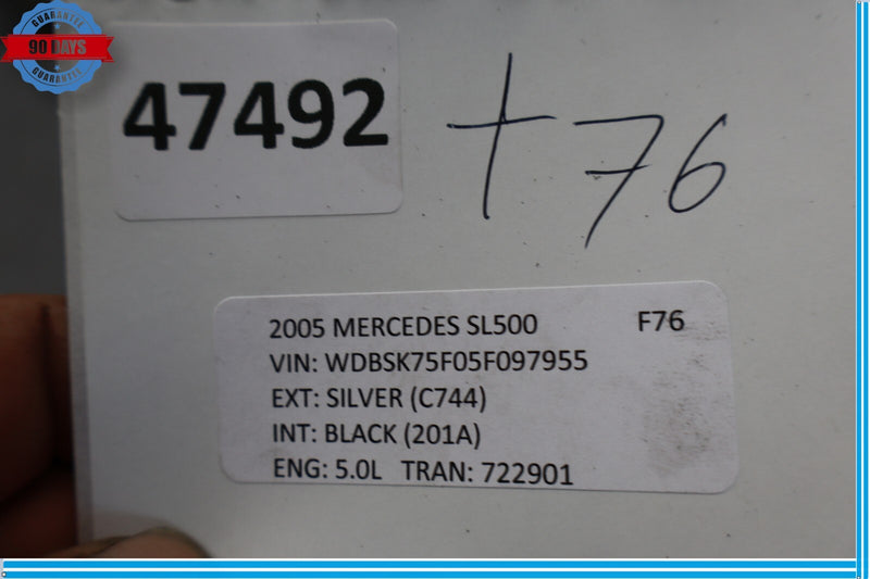 Load image into Gallery viewer, 03-08 Mercedes R230 SL500 SL55 Upper Radiator Support Top Cover 2305050288 Oem