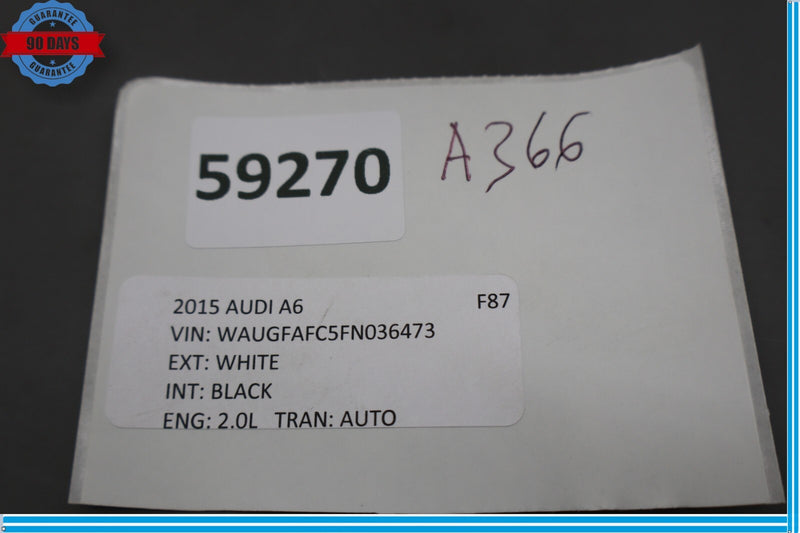 Load image into Gallery viewer, 12-18 Audi A6 Front Right Passenger Side Door Trim Cover Panel Oem