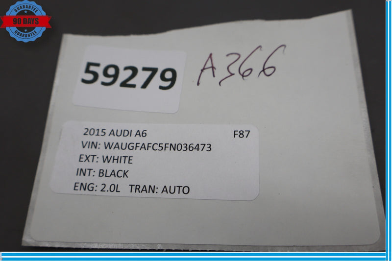 Load image into Gallery viewer, 12-18 Audi A6 Front Right Door Speaker Grille Cover Black 4G0035424 Oem