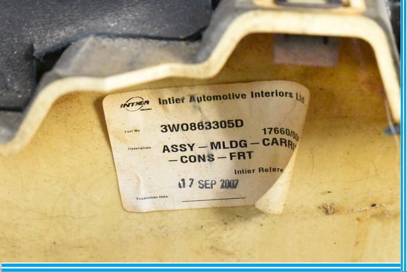 Load image into Gallery viewer, 06-10 Bentley Continental Spur Front Center Console Frame Carrier 3W0863305C Oem