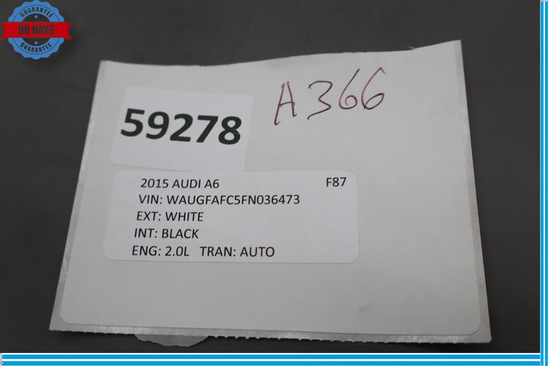 Load image into Gallery viewer, 12-18 Audi A6 Rear Right Side Door Window B Pillar Applique Molding Oem