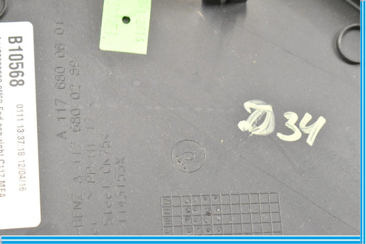 2014-2018 MERCEDES CLA45 AMG C117 OEM RIGHT DASH SIDE END CAP TRIM A1176800601