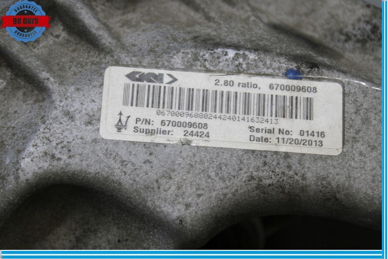 Load image into Gallery viewer, 14-17 Maserati Ghibli S AWD Rear Diff Differential Axle Carrier 670009608 Oem