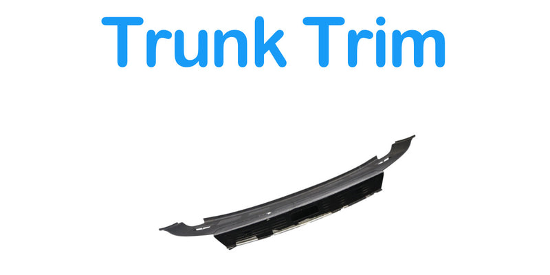 Load image into Gallery viewer, 06-12 Bentley Continental Rear Trunk Latch Lock Sill Scuff Plate Trim Cover Oem