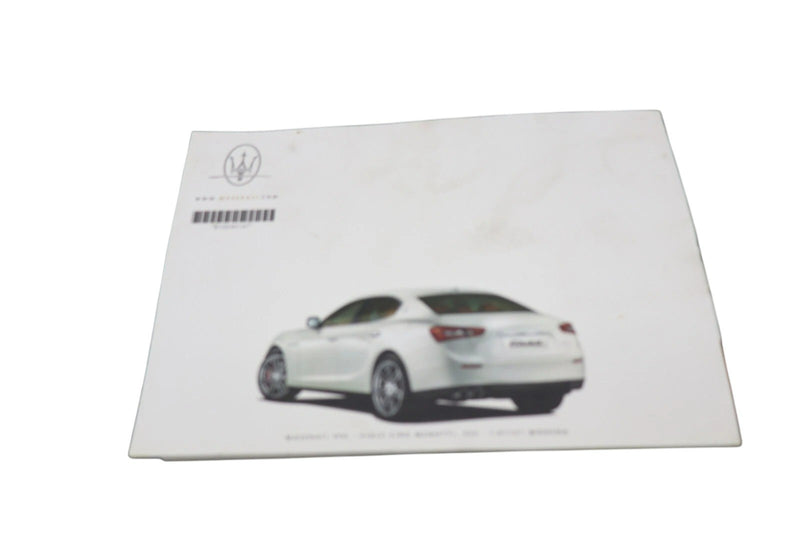 Load image into Gallery viewer, 2014 Maserati Ghibli User Owner Manual Guide Book W/ Case Cover OEM