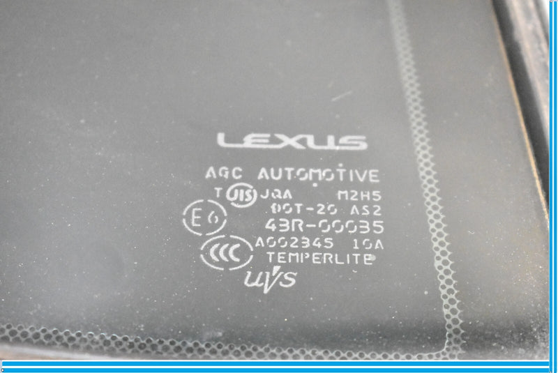 Load image into Gallery viewer, 07-17 Lexus LS460 Rear Right Passenger Side Door Corner Quarter Window Glass Oem