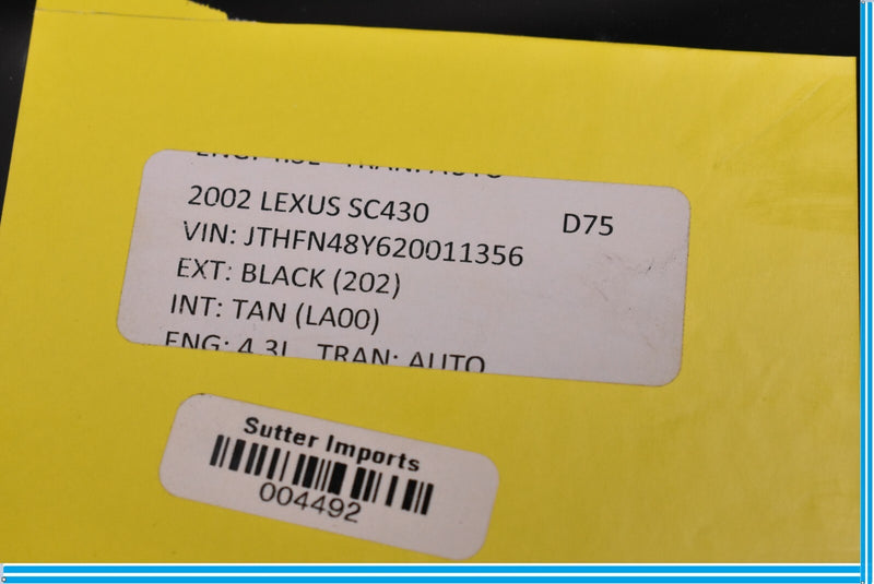 Load image into Gallery viewer, 02-05 Lexus SC430 Front Right Passenger Outer Side Tail Light Lamp Oem