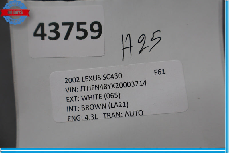 Load image into Gallery viewer, 02-10 Lexus SC430 Front Left Driver Side Seat Heater Control Module Oem