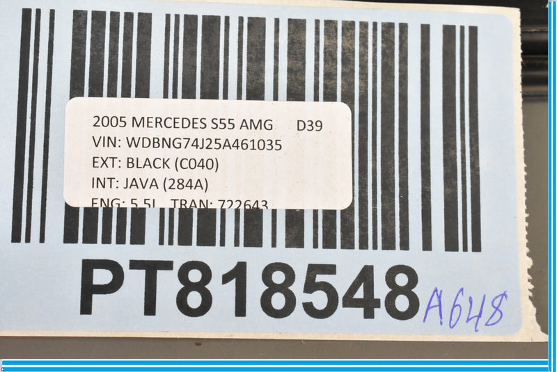 Load image into Gallery viewer, 00-06 Mercedes W220 S500 S600 Door Window Weather Seal Strip Left Side OEM