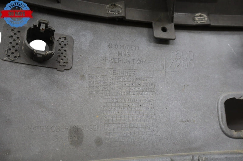 Load image into Gallery viewer, 11-14 Audi A8 A8L Quattro Rear Bumper Shell Cover Panel Assembly 4H0807511 OEM