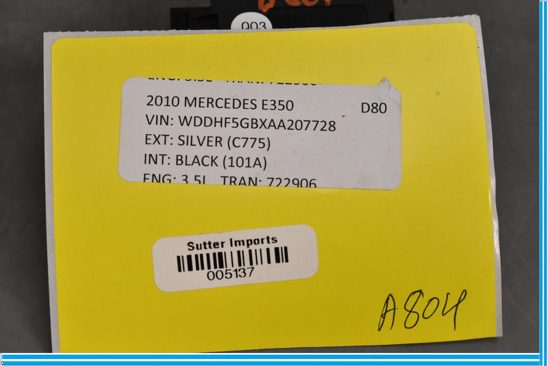 Load image into Gallery viewer, 10-13 Mercedes E350 E550 Front Left Driver Seat Level Adjustment Switch Oem