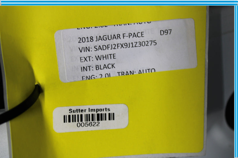 Load image into Gallery viewer, 17-20 Jaguar F-Pace Rear Left Driver Side Door Panel Assembly White Oem