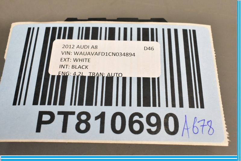 Load image into Gallery viewer, 11-18 Audi A8 Quattro Comfort Control Keyless Entry Control Module 4h0907412 Oe
