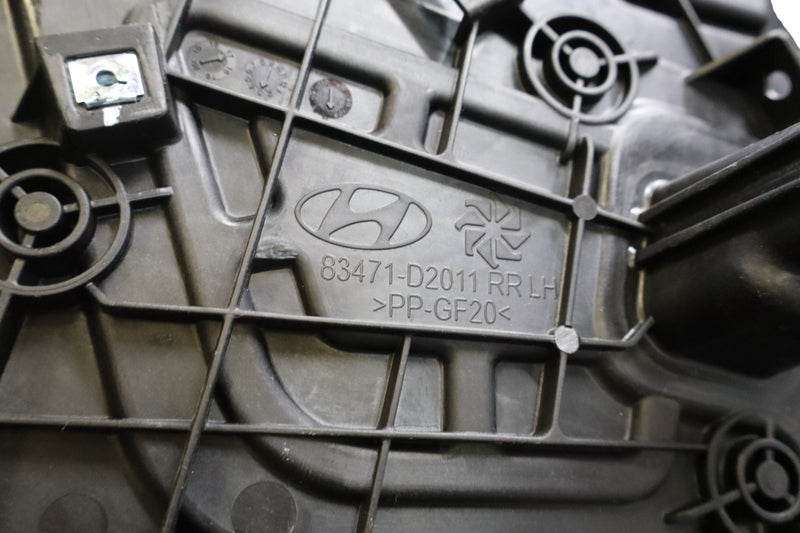 Load image into Gallery viewer, 17-22 Genesis G90 3.3T Rear Left Driver Side Regulator & Carrier Panel Oem