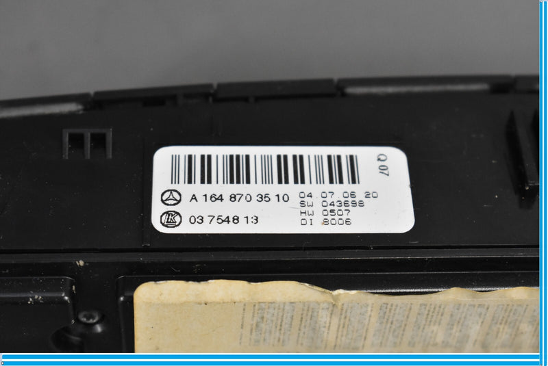 Load image into Gallery viewer, 06-12 Mercedes ML350 ML500 GL450 Dash Hazard Heated Seats ESP Control Panel Oem