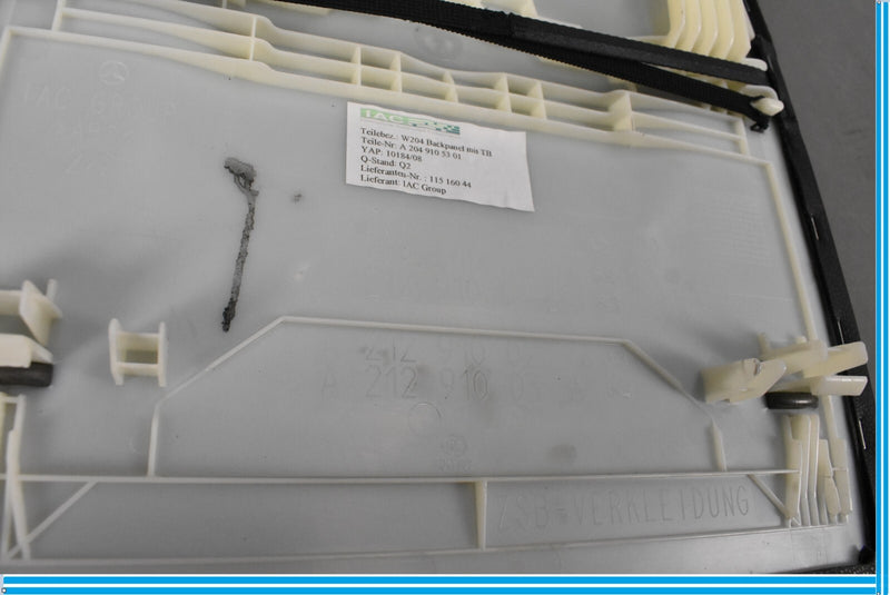 Load image into Gallery viewer, 08-14 Mercedes C300 C350 W204 Front Left Seat Back Plate Cover Panel Oem