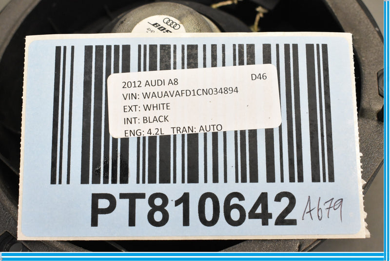 Load image into Gallery viewer, 11-18 Audi A8 Quattro Rear Right Door Mid range Speaker (Bose) 4H0035411A Oem