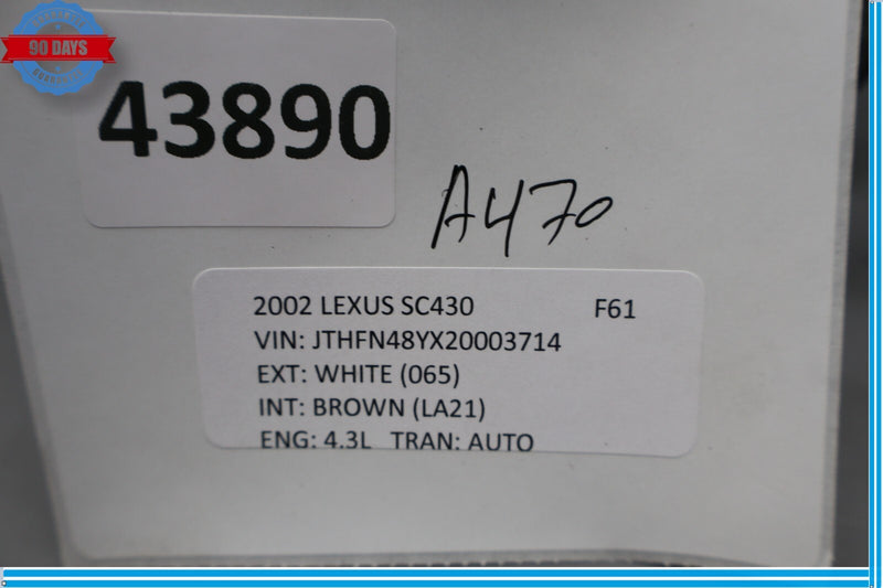 Load image into Gallery viewer, 02-10 Lexus SC430 Front Left Driver Side Fog Light Lamp W/ Bracket Oem